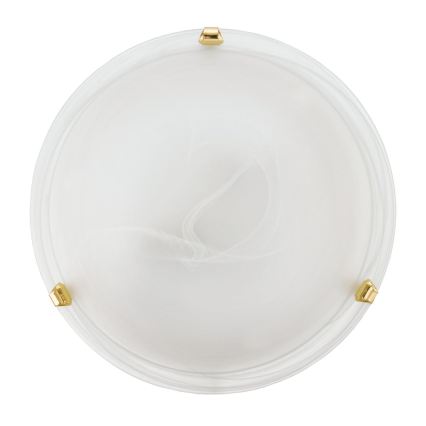 Eglo 32601 - Plafonnier LED SALOME LED/11W/230V Ø 30 cm doré/verre d'albâtre