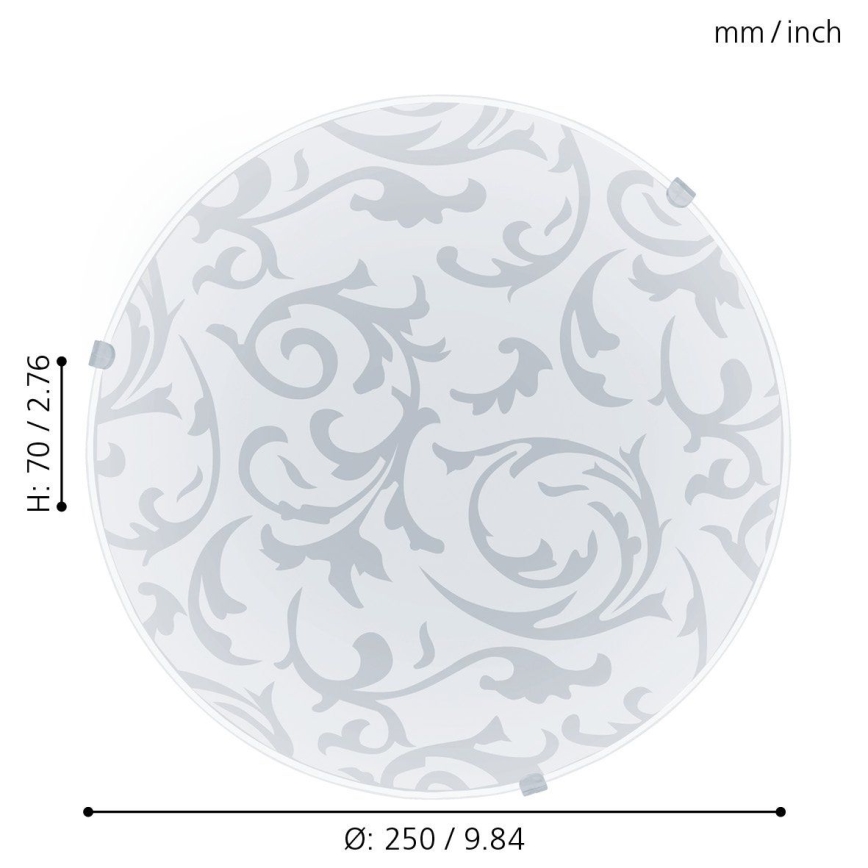 Eglo 32606 - Plafonnier LED MARS LED/11W/230V Ø 25 cm