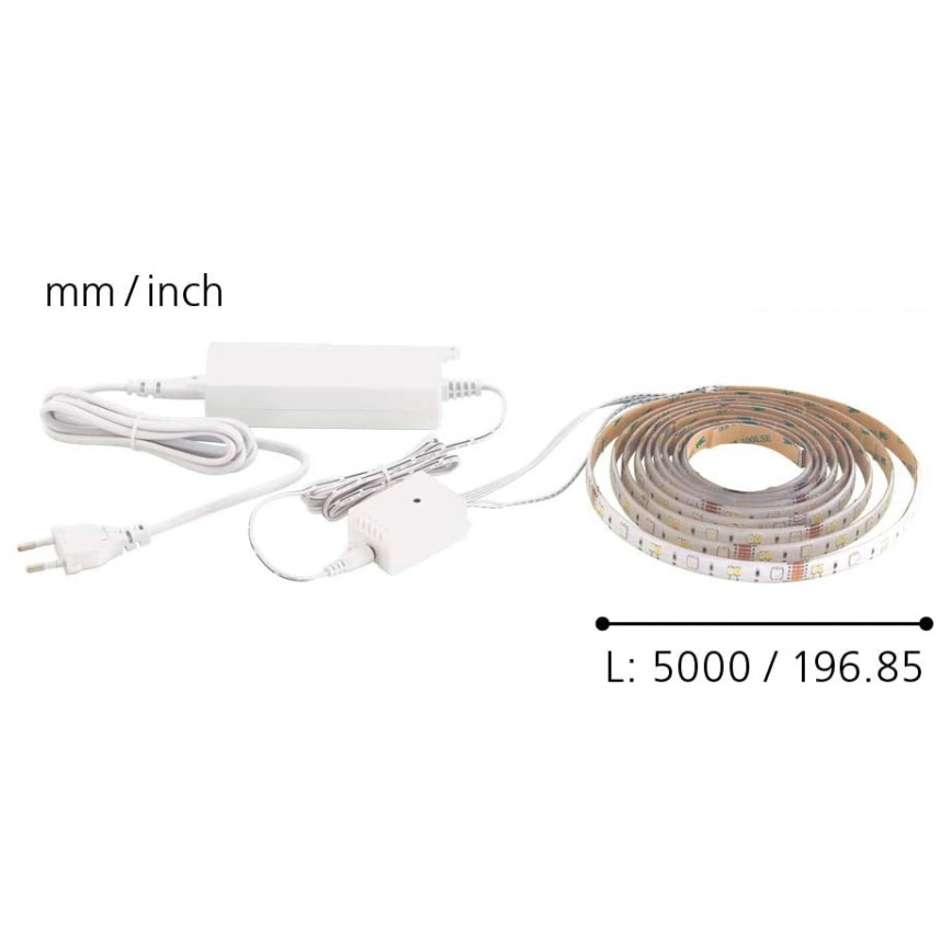 Eglo - Ruban LED RGB CCT 5m STRIPE-C LED/16W/230V