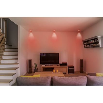 Eglo - Luminaire encastré LED RVB dimmable FUEVA-C LED/10,5W/230V Ø 17 cm