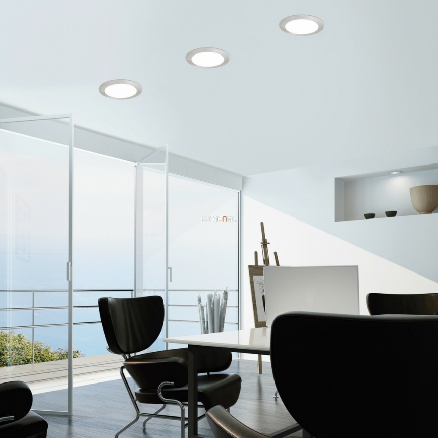 Eglo - Plafonnier encastré LED RGB dimmable FUEVA-C LED/10,5W/230V Ø 17 cm