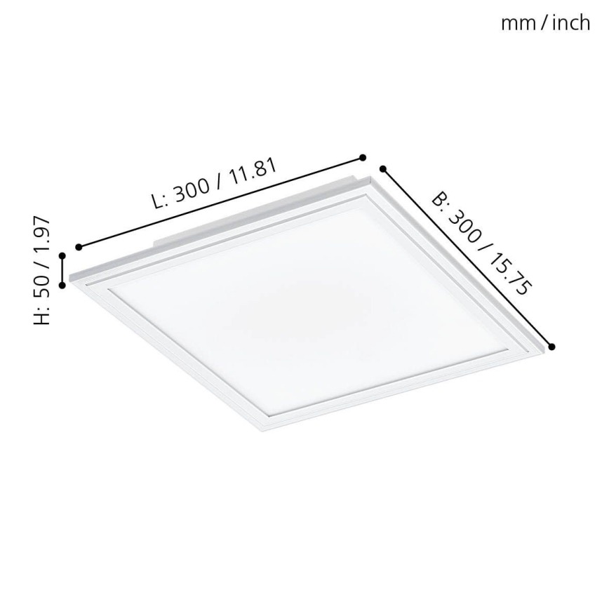Eglo - Plafonnier LED SALOBRENA LED/16W/230V