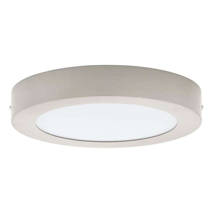 Eglo 32816 - Plafonnier LED dimmable FUEVA LED/17W/230V 3000-6500K Ø 22,5 cm chrome mat + télécommande