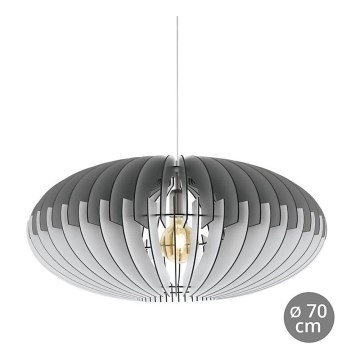 Eglo 32834 - Suspension sur câble SOTOS 1xE27/60W/230V Ø 700 mm