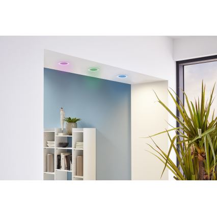 Eglo - LOT DE 3 spots encastrables LED RGB dimmables FUEVA-C LED/3W/230V Ø 8,5 cm