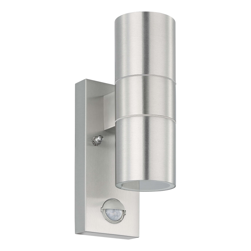 Eglo - Applique murale LED extérieure avec détecteur 2xGU10/3W/230V IP44