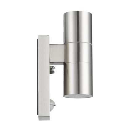 Eglo - Applique murale LED extérieure avec détecteur 2xGU10/3W/230V IP44