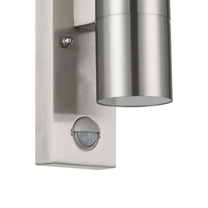 Eglo - Applique murale LED extérieure avec détecteur 2xGU10/3W/230V IP44