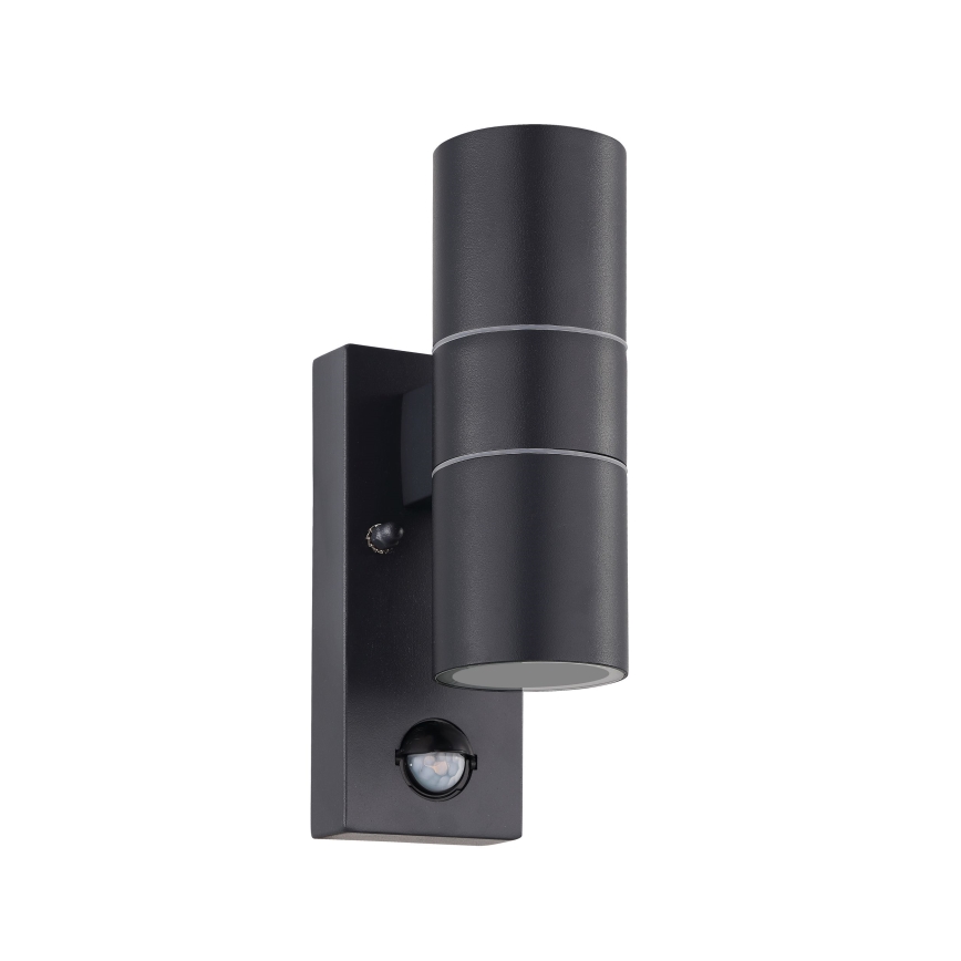 Eglo - Applique murale LED extérieure avec détecteur 2xGU10/3W/230V IP44