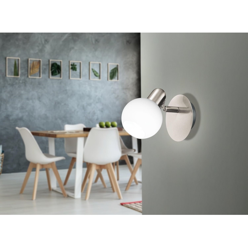 Eglo 32925 - Applique murale orientable LED dimmable COMBA 1xE14/6W/230V chrome mat