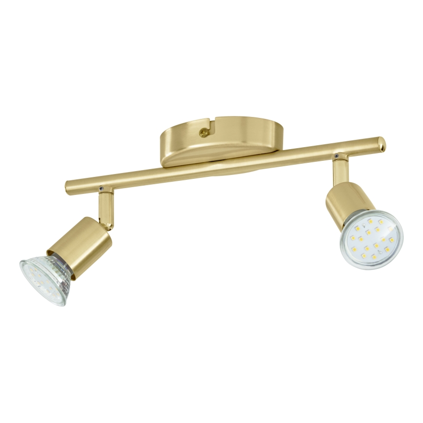 Eglo - Spot LED 2xGU10/2,8W/230V 3000K doré