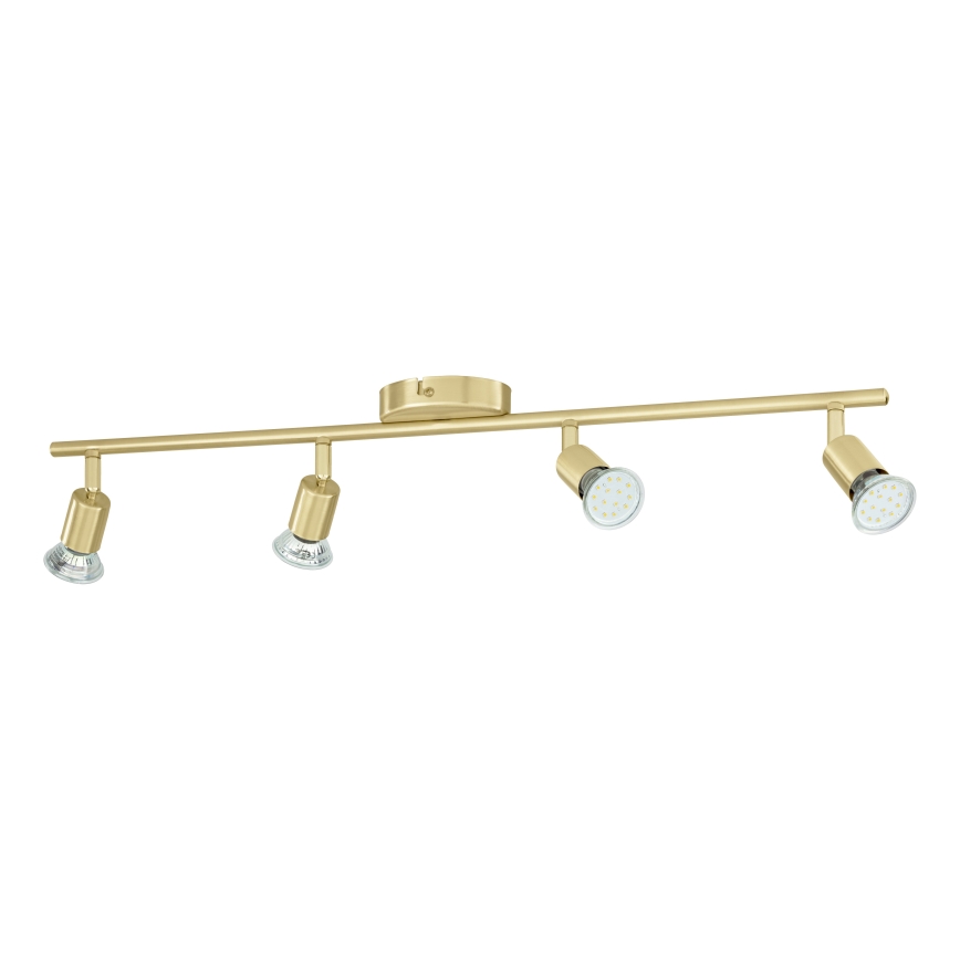 Eglo - Spot LED 4xGU10/2,8W/230V 3000K doré