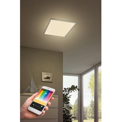 Eglo 33204 - Luminaire RGBW à intensité variable SALOBRENA-C LED/34W/230V 2700-6500K + télécommande