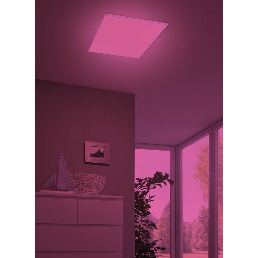 Eglo 33204 - Luminaire RGBW à intensité variable SALOBRENA-C LED/34W/230V 2700-6500K + télécommande