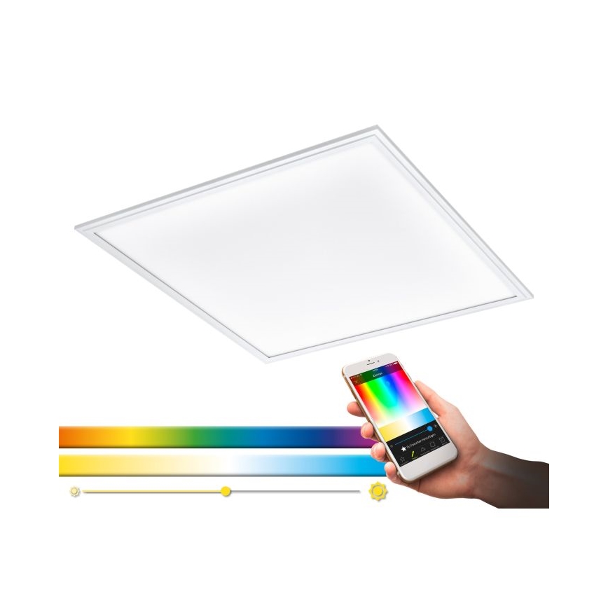 Eglo 33204 - Luminaire RGBW à intensité variable SALOBRENA-C LED/34W/230V 2700-6500K + télécommande