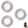 Eglo 33216 - Lot de 3 spots encastrés LED RGBW dimmables FUEVA-C LED/3W/230V Ø 8,5 cm