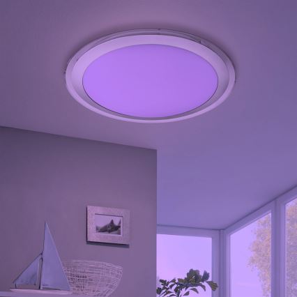 Eglo 33255 - Plafonnier LED RGBW dimmable COMPETA-C LED/17W/230V 2700-6500K Ø 43 cm
