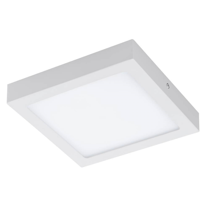 Eglo 33316 - Plafonnier LED RGBW dimmable FUEVA-C LED/15,6W/230V 2700-6500K 22,5 x 22,5 cm blanc