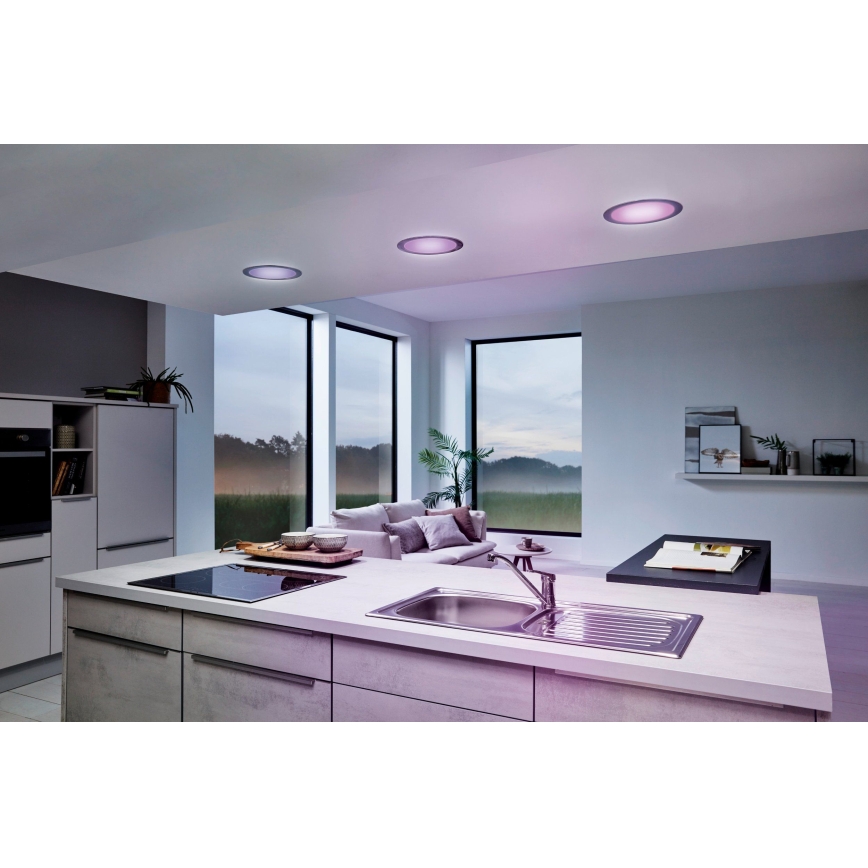 Eglo 33317 - Luminaire encastré LED RGBW dimmable FUEVA-C LED/15,6W/230V 2700–6500K Ø 22,5 cm