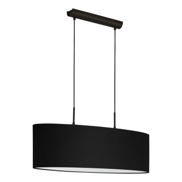 Eglo 33356 - Suspension sur câble AMANI 2xE27/60W/230V noire