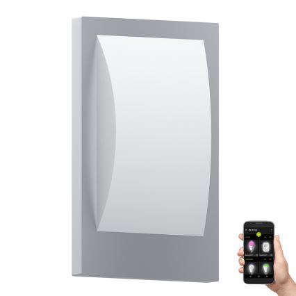 Eglo 33569 - Applique murale extérieure VERRES-C LED/9W/230V IP44 chrome mat