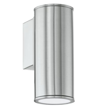 Eglo 33581 - Applique murale d'extérieur LED RGBW dimmable RIGA 1xGU10/5W/230V 2700-6500K IP44 chrome mat