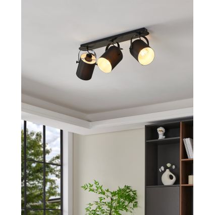 Eglo 33647 - Spot VILLABATE 3xE27/10W/230V