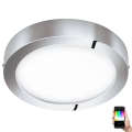 Eglo 33667 - Plafonnier LED RGBW à intensité variable salle de bain FUEVA-C LED21W/230V d. 30 cm IP44