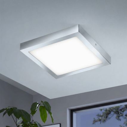 Eglo 33668-LED RGBW luminaire de salle de bains dimmable FUEVA-C 21W/230V 2700-6500K 30x30cm IP44
