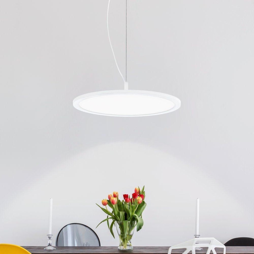 Eglo 33675 - Suspension filaire RGBW à intensité variable CERIGNOLA-C LED/21W/230V 2700-6500K + Télécommande