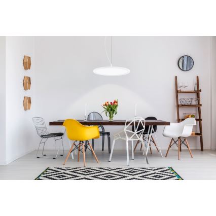 Eglo 33675 - Suspension filaire RGBW à intensité variable CERIGNOLA-C LED/21W/230V 2700-6500K + Télécommande