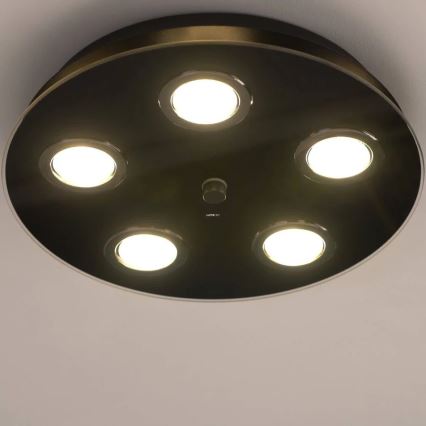 Eglo 33805 - Plafonnier LED GRATTINO 5xGU10/2,8W/230V