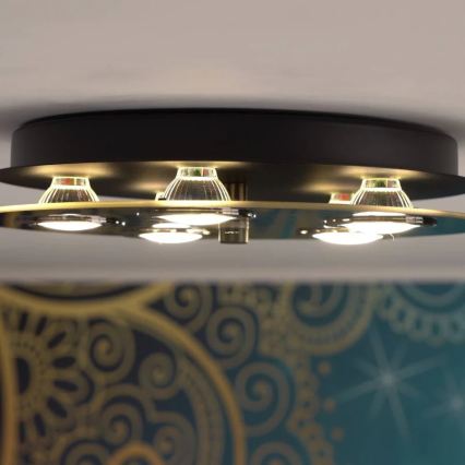 Eglo 33805 - Plafonnier LED GRATTINO 5xGU10/2,8W/230V