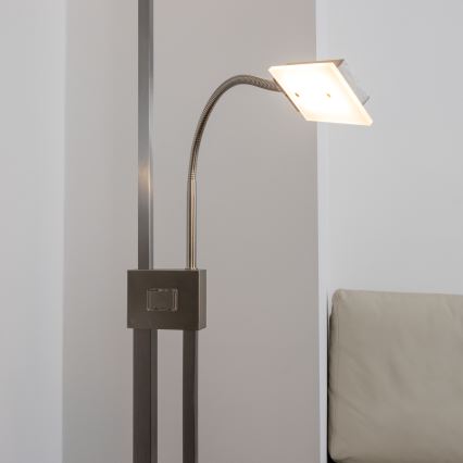 Eglo 33817 - LED à intensité variable tactile lampadaire SOLANO LED/30W/230V + LED/4W