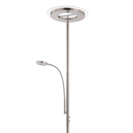 Eglo 33849 - Lampadaire tactile à intensité variable SOLANO LED/30W/230V + LED/4W