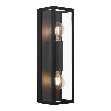 Eglo 33856 - Applique murale extérieure ALAMONTE 2xE27/60W/230V IP44 noire