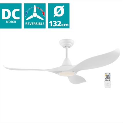 Eglo - Ventilateur de plafond LED/15W/230V + télécommande