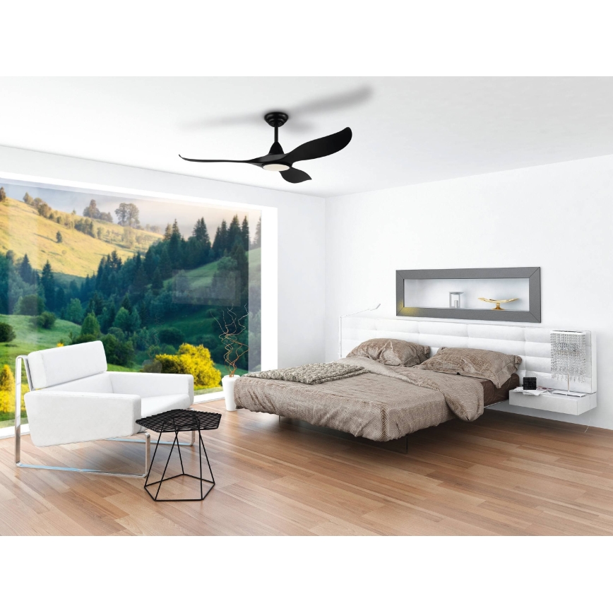 Eglo - Ventilateur de plafond LED/15W/230V + télécommande