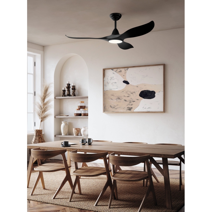 Eglo - Ventilateur de plafond LED/15W/230V + télécommande