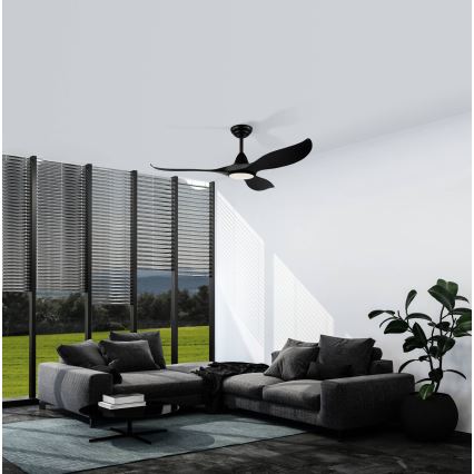 Eglo - Ventilateur de plafond LED/15W/230V + télécommande