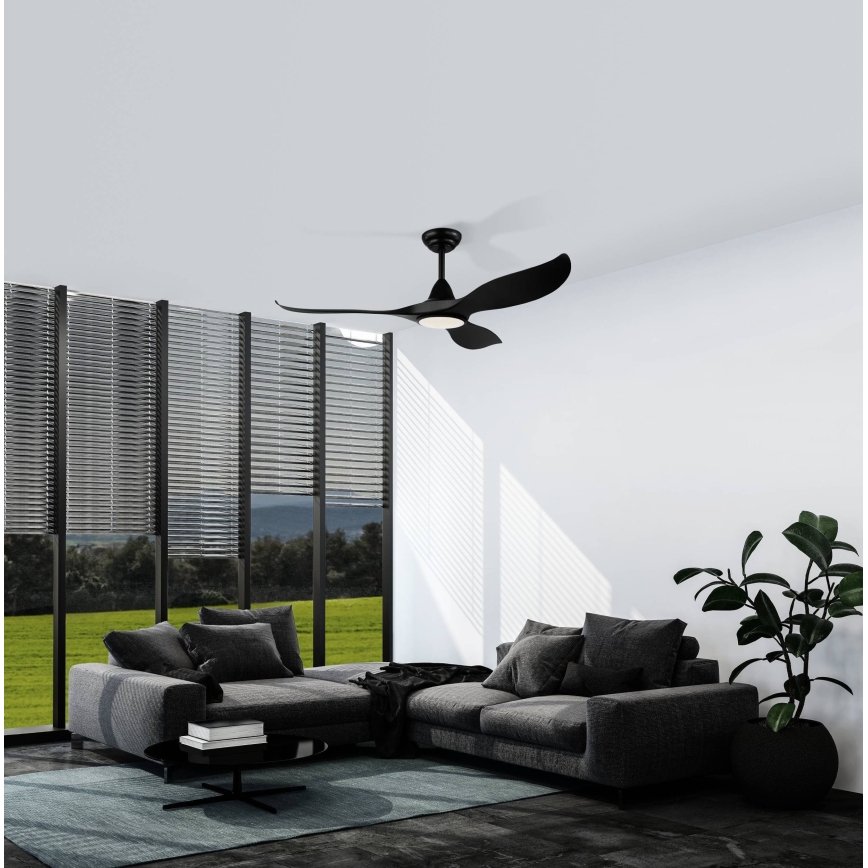 Eglo - Ventilateur de plafond LED/15W/230V + télécommande