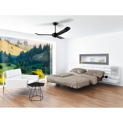 Eglo - Ventilateur de plafond + télécommande