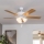 Eglo 35076 - Ventilateur de plafond LAS PALMAS 3xE27/40W/230V marron