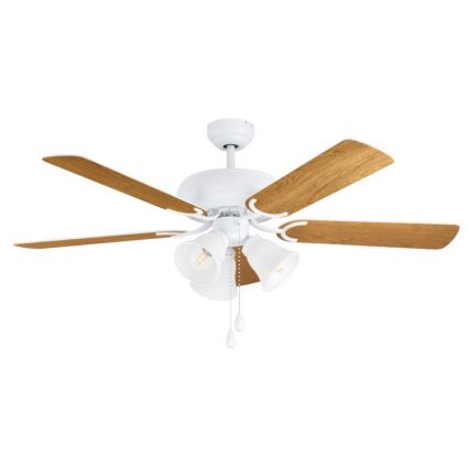 Eglo 35076 - Ventilateur de plafond LAS PALMAS 3xE27/40W/230V marron