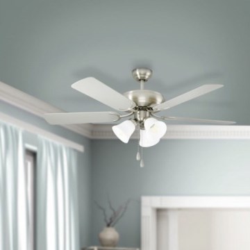 Eglo 35077 - Ventilateur de plafond LAS PALMAS 3xE27/40W/230V gris