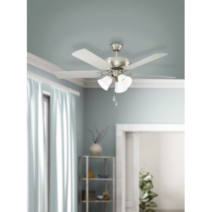 Eglo 35077 - Ventilateur de plafond LAS PALMAS 3xE27/40W/230V gris