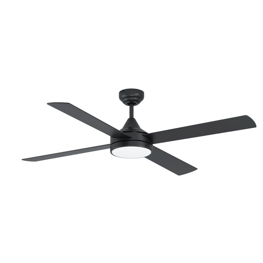 Eglo - Ventilateur de plafond LED à intensité variable LED/20W/230V + télécommande noir