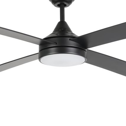 Eglo - Ventilateur de plafond LED à intensité variable LED/20W/230V + télécommande noir