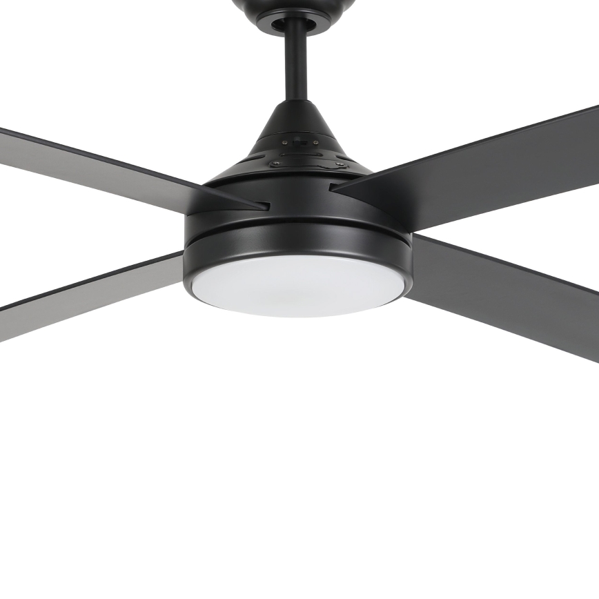 Eglo - Ventilateur de plafond LED à intensité variable LED/20W/230V + télécommande noir