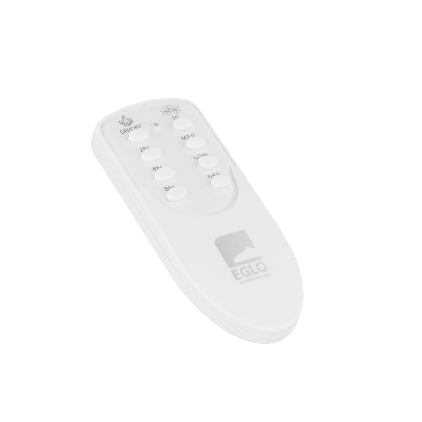 Eglo - Ventilateur de plafond LED à intensité variable LED/20W/230V + télécommande noir
